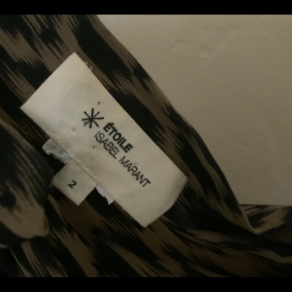 One shoulder off silk optical effect - Picture 3 of 3